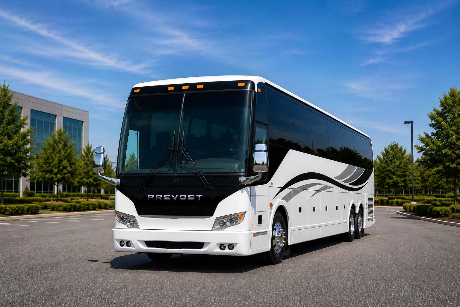 Charter bus rental in Sugar Land, TX